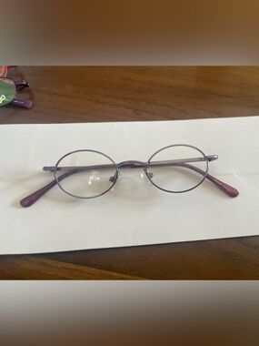 Lilac Oval Frames - Small Glasses